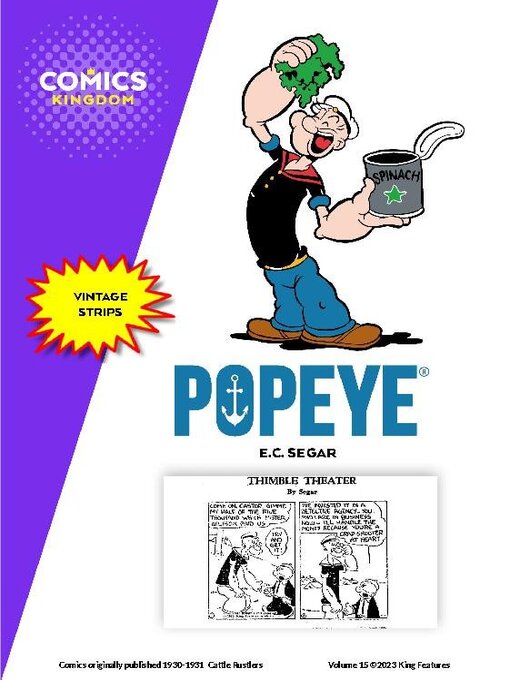 Title details for Popeye by Hearst Holdings Inc., King Features Syndicate Division - Available